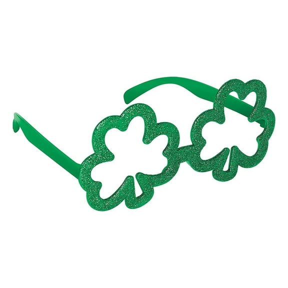 Glittering Shamrock Value Plastic Glasses - Quantity of 1 (2505391)
