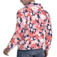 thumbnail image 6 of Lsque Japanese Cherry Blossoms Pattern Casual Men's Hoodie,Hooded Sweatshirt with Kangaroo Pocket,Pullover Hoodie-3X-Large, 6 of 7