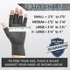 thumbnail image 3 of Guantes para artritis, compresión Guantes para artritis para aliviar el dolor Guantes sin dedos para artritis reumatoide y túnel carpiano L, 3 of 4