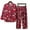 Multicolor-A, variant on Aueoeo Women's 2 Piece Pajamas Set Floral Printed Long Sleeve Button -Down Blouse & Pants Loungewear Nightwear Pjs Sets Multicolor XX-Large