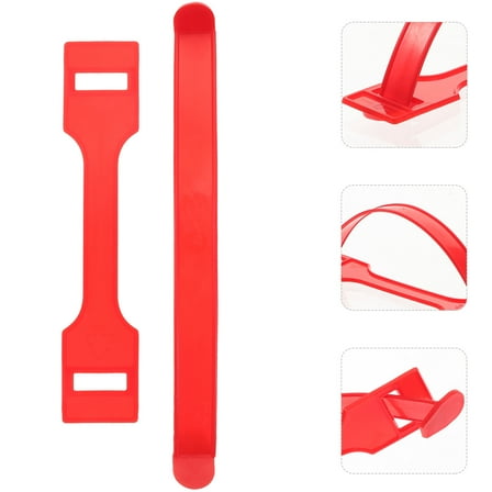 Mobestech Heavy Duty Red Plastic Handles for Box Use Simple to Install 100Sets