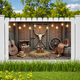 thumbnail image 5 of Rustic Design Cowboy Banner Western Theme Decoration Vintage Wooden Elements for Western Party Theme Party Cowboy Event, 5 of 9