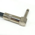 thumbnail image 4 of Soidarity Cable de guitarra eléctrica, Cable de Pedal de efecto, chaqueta práctica profesional, Cable de instrumento Musical con enchufe de cobre de Accesorios para instrumentos musicales Azul negro Soidarity OD025605-03, 4 of 6