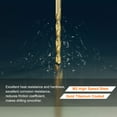 thumbnail image 5 of Uxcell 10 Pieces Drill Bit 3/32" Gold Titanium M2 HSS Twist Drill Bit with 1/4" Hex Shank, 5 of 7