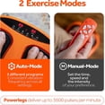 thumbnail image 6 of Power Legs Electric Foot Massager Machine with Remote Control, Adjustable Speed, Vibration - Calf Massager - Feet Massager (Orange), 6 of 9