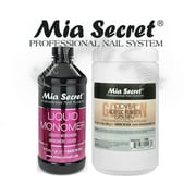 Mia Secret Liquid Monomer 16 oz & Cover Golden 1.5 lb