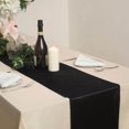 thumbnail image 5 of BalsaCircle 12x107" Black Premium Velvet Table Runner Party Home Dining Linens Decorations, 5 of 8