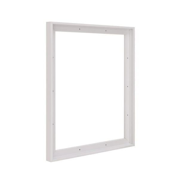 Pixy canvas 16x20 inch Floater Frame for canvas Paintings Wood Panels canvas Panels Stretched canvas Boards Floating Frame fits 58 34 max 78 Deep Artwork (White 16 x 20 inch)