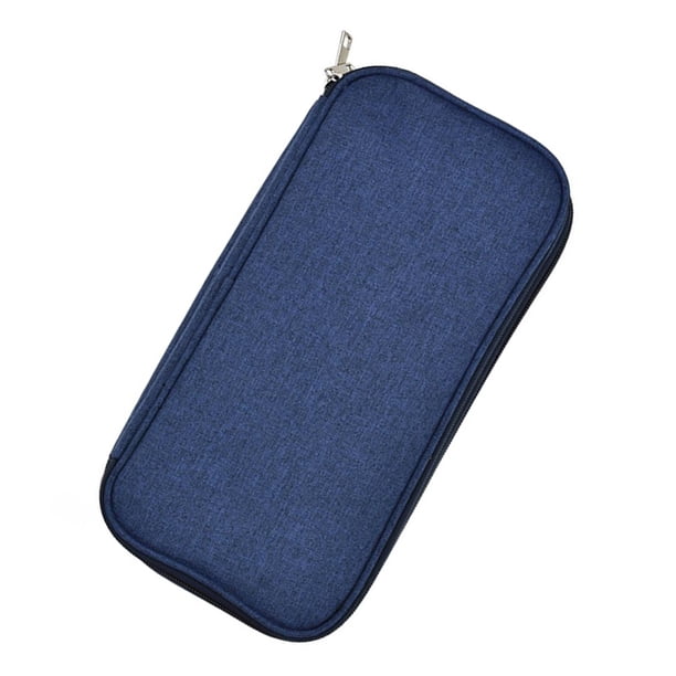 Injueey Bolsa de almacenamiento de gancho de ganchillo, estuche para agujas de tejer, organizador de agujas de tejer, bolsa de almacenamiento, bolsa de Almacenamiento y organización del hogar Azul Injueey HA024684-01