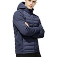 thumbnail image 3 of Men's Lightweight Puffer Jackets, Water-Resistant Casual Winter Hooded Coat, Travel, 3 of 6