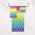 thumbnail image 5 of SKYSONIC 3 Pack Towel Beautiful Mermaid Sparkle Rainbow Fish Scales Cotton Bath Towel Set (1 Bath Towel, 1 Hand Towel, 1 Washcloth) for Bathroom, Super Soft and Quick Dry Towels, 5 of 7