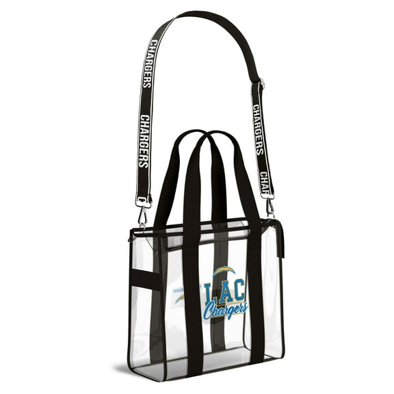 WEAR by Erin Andrews Los Angeles Chargers Stadium Tote Bag with Team Color Trim