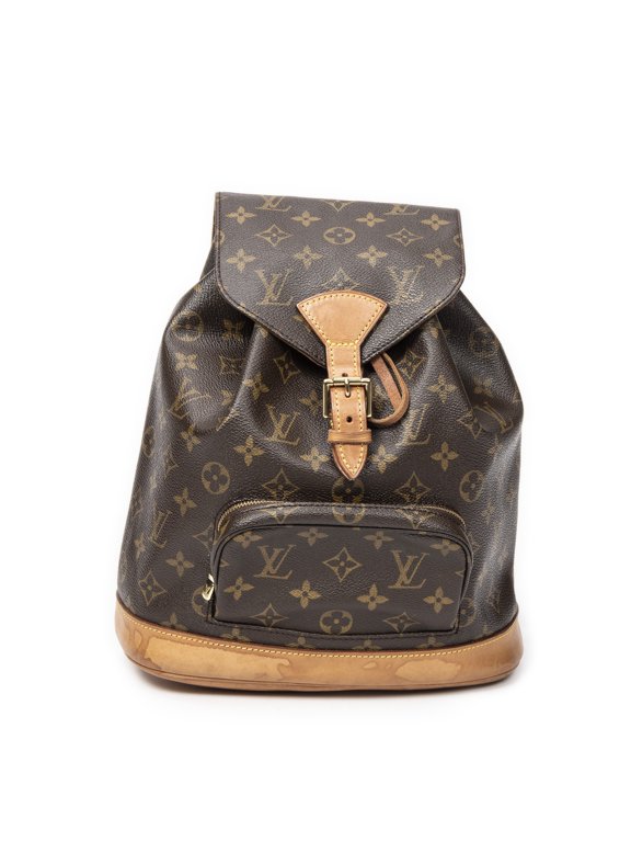 Pre-Owned Louis Vuitton Brown Montsouris MM Backpack Monogram Canvas