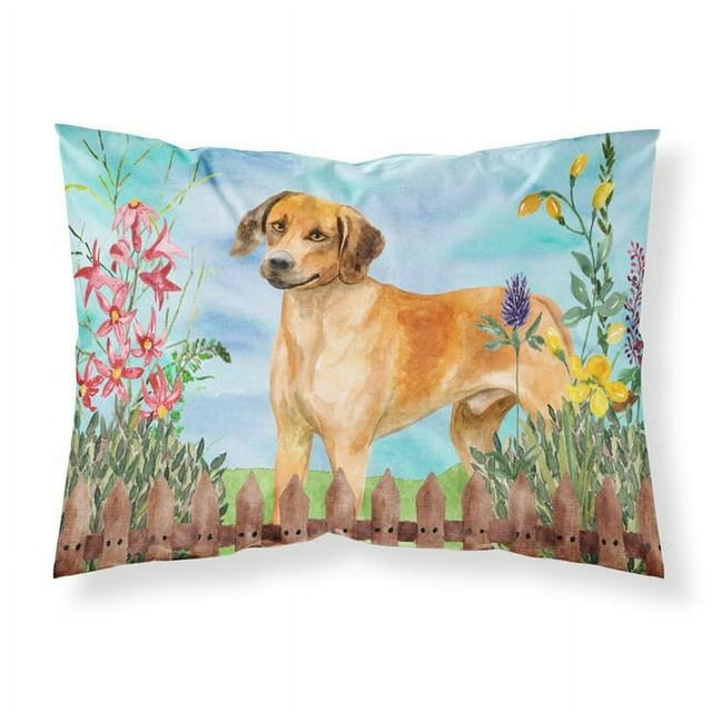 Carolines Treasures CK1238PILLOWCASE Taie d'Oreiller Standard en Tissu Rhodié à Ressort