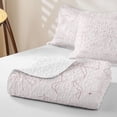 thumbnail image 4 of spefrowx Coquette Style Pink Bow Bed Spread Queen for Girls, Kawaii Cartoon Star Queen Coverlet Set, 3 Pieces, 4 of 7