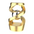 thumbnail image 2 of Lipstore Defying Toy Relaxing Toy Physics Toy for Gift Tabletop Ornament Desktop Rotating gold, 2 of 8