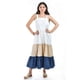 thumbnail image 5 of Vestido de popelina tricolor Roman Fashion /Juvenil, 883 (Beige - Azul marino) beige M, 5 of 6