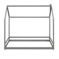 thumbnail image 3 of Bellemave Wood Twin House Bed Frame, Montessori Floor Bed  (Gray), 3 of 8
