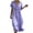 Purple, variant on Dvprdro V Neck Cotton Linen Short Sleeve Tiered Maxi Dress for Women 2026 Summer Flowy A Line Beach Solid