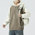 thumbnail image 2 of Men's Long-Sleeved Hoodies Fashionable Casual And Loose In Three Styles, 2 of 12