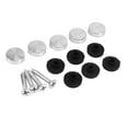 thumbnail image 2 of 64 Pcs 14mm Dia Stainless Steel Decorative Mirror Screw Cap Nails, 2 of 9