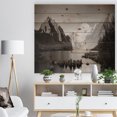 thumbnail image 3 of Design Art - Panorama de Lac et Montagne Enneigée, 3 of 5