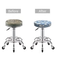 thumbnail image 3 of Uemuo Funny Chicken Pattern Round Bar Stool Seat Covers Washable Stool Cushion Slipcover Elastic Bar Chair Covers-, 3 of 7