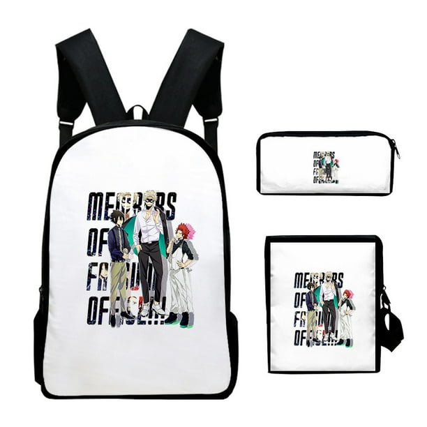Juego de mochilas escolares Jujutsus Kaisens, 3 piezas, para niños o estudiantes