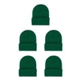 thumbnail image 3 of Minnieouse Beanie Hat Gorros de punto Ajustable Skullcap Térmico Ciclismo Esquí Accesorios para el cabello para deportes al aire libre Verde Type2 NO2, 3 of 6