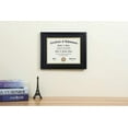 thumbnail image 4 of ELSKER&HOME 8.5x11 Certificate Frame Black- Displays Diploma 8.5x11 with Mat or 11x14 Without Mat, 4 of 7