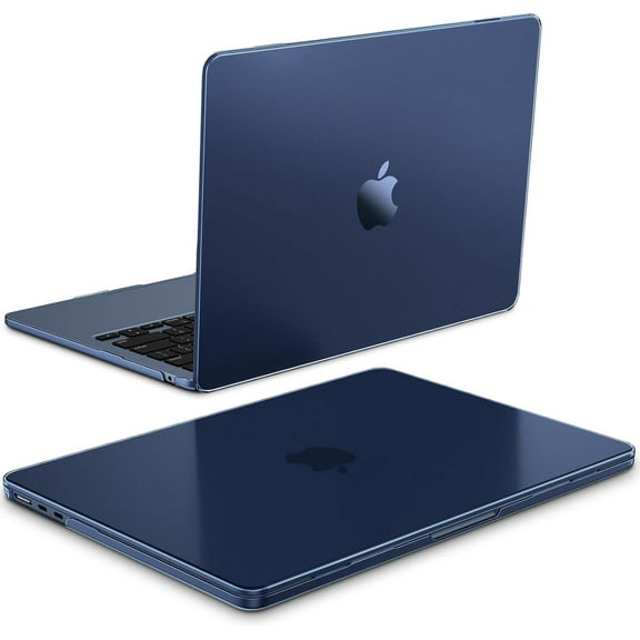 Fintie Case for MacBook Air 13.6 Inch A3240 A3113 A2681 (2022 2023 2024 2025), Premium Slim Matte Case for MacBook Air 13.6" with M2 M3 M4 Chip, Frost Midnight