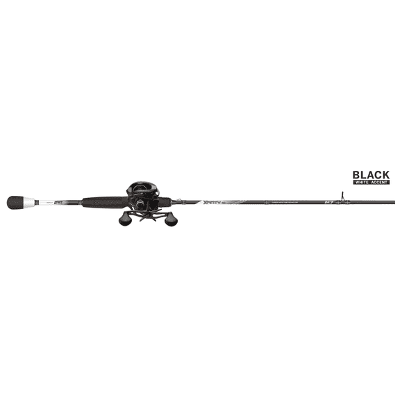 Lew’s Xfinity Baitcast Reel and Fishing Rod Combo, 7-Foot, 1-Piece Rod, RH Retrieve Reel, Strike King Final Copy Lure