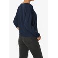 thumbnail image 4 of TheMoogan Women's PLUS Closet-Essential Drapey 3/4 Dolman Sleeve Boat Neck Relaxed Ribbed Top, 4 of 7