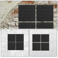 thumbnail image 6 of WEUVEB Black Xpe Foam Brick Decals, 3D Faux Stone Self-Adhesive Wallpaper for Home Decoration, 6 of 9