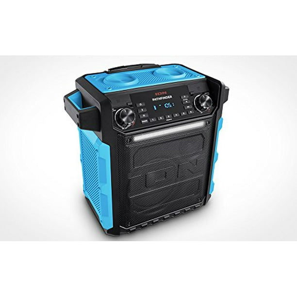 Ion Audio Pathfinder Blue Waterproof Rechargeable Speaker System