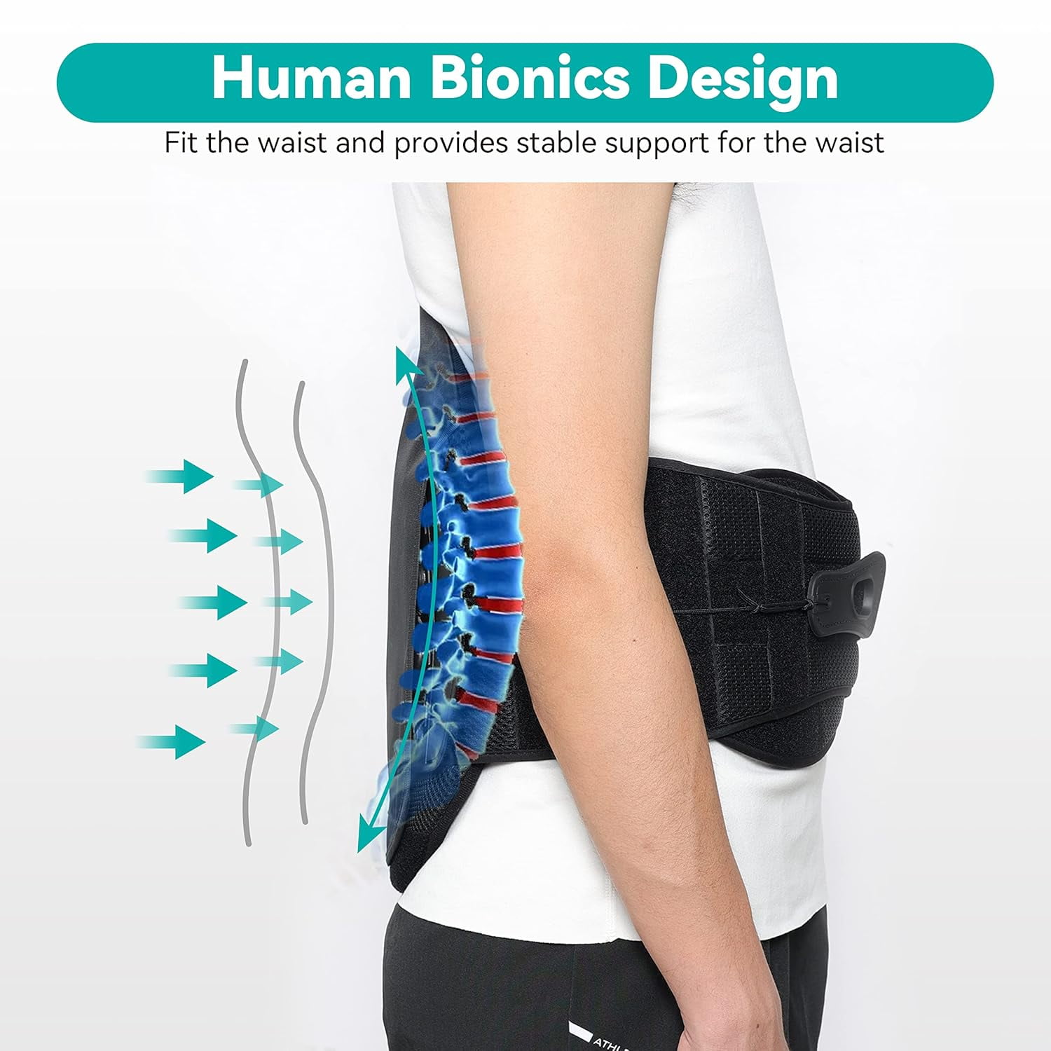 Orthomen LSO Medical Back Brace for Pain Relief and Recovery from Herniated, Bulging, Slipped Disc, Sciatica, DDD, Spine Stenosis, Fractures and more, One Size