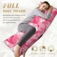 thumbnail image 5 of Body Pillow Cover - Pink Camouflage Soft Body Pillow Cover with Zipper, Comfort Body Pillow Pillowcase, Body Pillow Case Cover 20 x 54, 5 of 7