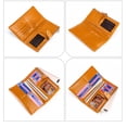 thumbnail image 5 of TAZAG high-quality oil wax leather long women's wallet multi-card slot genuine leather clutch bag multi-functional zipper coin purse, 5 of 10