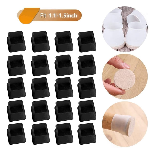 Cubiertas s Premium Proteger Los Pisos de : adaptaciónción a Mayoría Tamaños Y Formas de s Piernas de Muebles: - B Cuadrado pequeño F Macarena Protectores de suelo de piernas