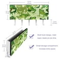 thumbnail image 3 of PhooArto Key Holder for Wall Decorative with 5 Key Hooks, Green Froggy Pattern Holders Wall Mount Organizer with Mail Key Rack, Self Adhesive, 3 of 7