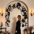 thumbnail image 5 of Halloween Pumpkin Garland 68 Inch Fall Leaf Decor For Mantle Staircase Porch Indoor Outdoor Autumn Thanksgiving Multicolor Party Decoration, 5 of 7