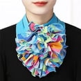 thumbnail image 7 of Detachable Removable Silk Scarf Clothes Accessories Lapel Top Neck Warmer Blouse Detachable Collar False Collar Decorative Blouse Shawl Shirt Fake Collar 6, 7 of 7