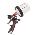 thumbnail image 4 of AIR GREEN Kit De Pistola Pulverizadora De Aire Premium, Alta Atomización, Boquilla De 1,3 Mm, Pulverizador De Pintura Para Automóviles Y Pintura Casera De Bricolaje - Acabado Profesional, 4 of 8