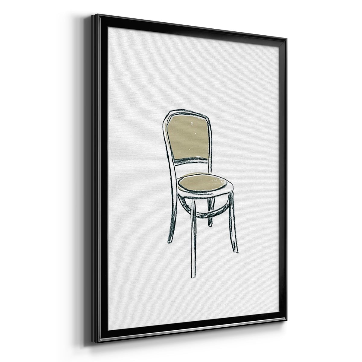 Take a Seat XI Premium Framed Print, in Gold, Black, or Silver - Ready to Hang