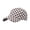 Coffee, variant on sunsanly Unisex Baseball Hat Plaid Print Color Matching Long Brim Adjustable Ponytail Hole Anti-UV Sun Protection Outdoor Sport Peaked Cap