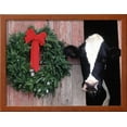 thumbnail image 2 of Holstein Cow in Barn with Christmas Wreath, WI, Framed Art Print Wall Art by Lynn M^ Stone Sold by Art.Com, 2 of 5