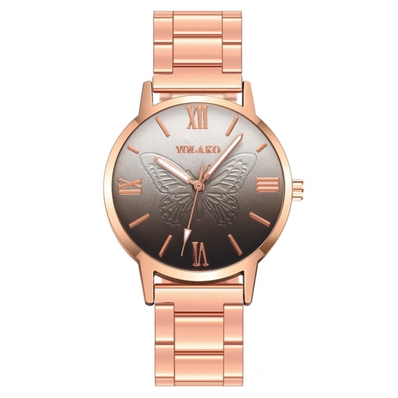 Resicozy Watches for Women Quartz Ladies Wrist Watches with Date Dainty Fashion Stainless Watch for Small Wrists Black