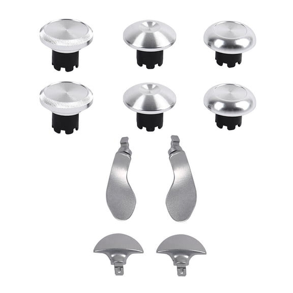 Metal Thumbsticks Back Paddles Gaming Accessories for Controller Replacement Controller Analog Joystick Buttons