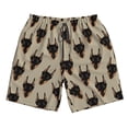 thumbnail image 5 of Goofa Cute Black Dog Printed Mens Swim Trunks Summer Quick Dry Short Beach Swimwear Bathing Suits-Medium, 5 of 9