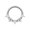 Silver-5, variant on Comfortable Wear Nose Rings Stainless Steel Nose Jewelry Geometric Shape Studs Earrings Suitable for Everyday Wear